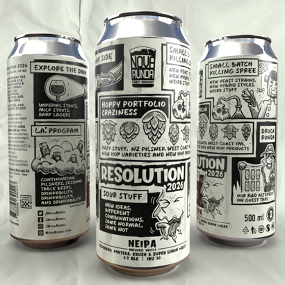 black white comic style beer illustration